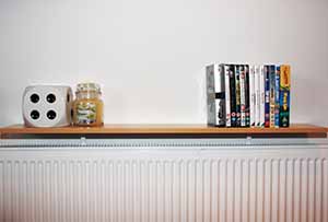 RADX3 Triple Pack of Energy Saving Radiator top shelf brackets with screws, shelf not included but you can choose from a variety of